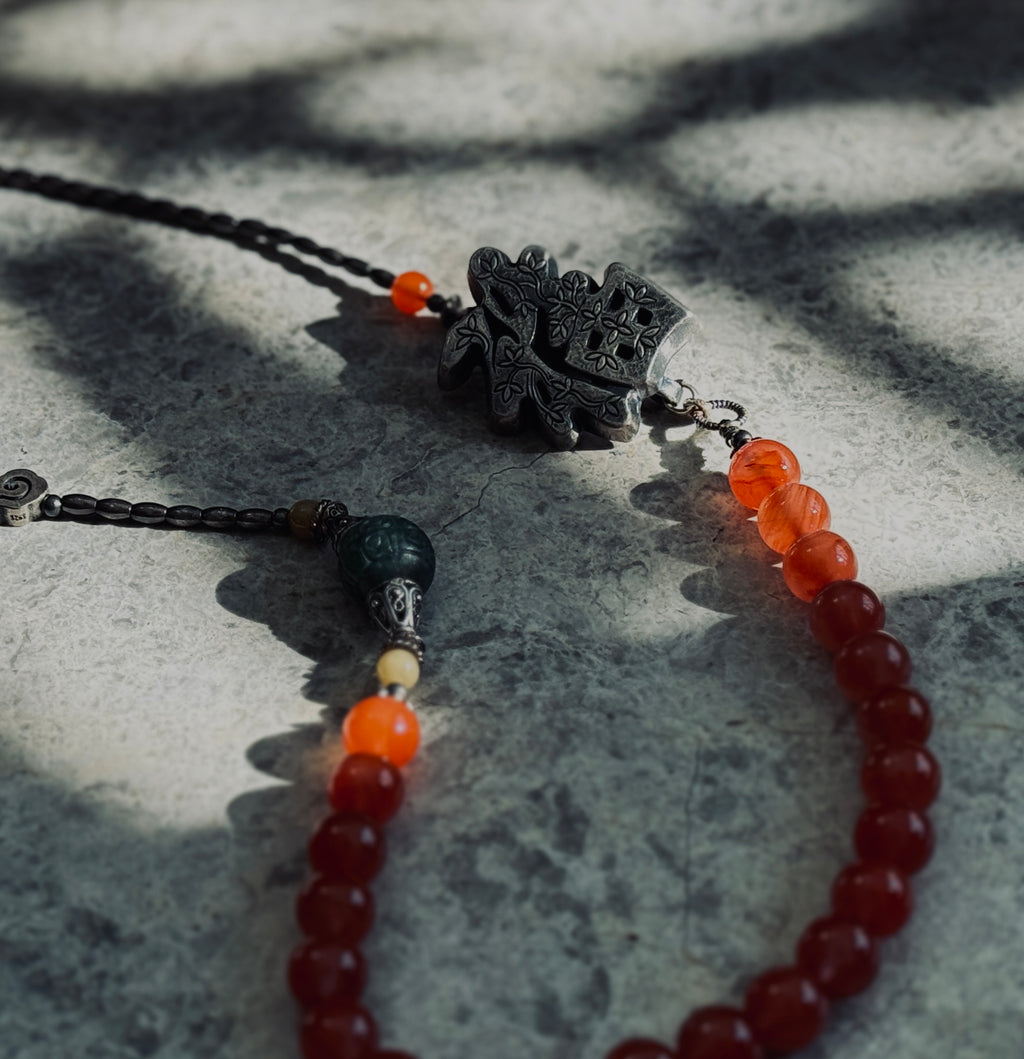 Homeward · Cherry Red Agate Bracelet｜One-of-a-kind