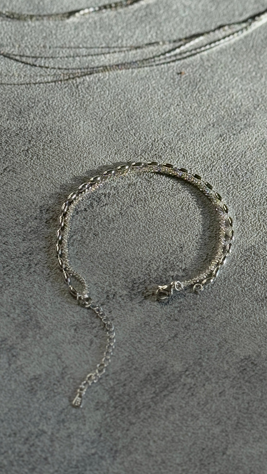 Quiet Shine · S925 Double Chain Bracelet