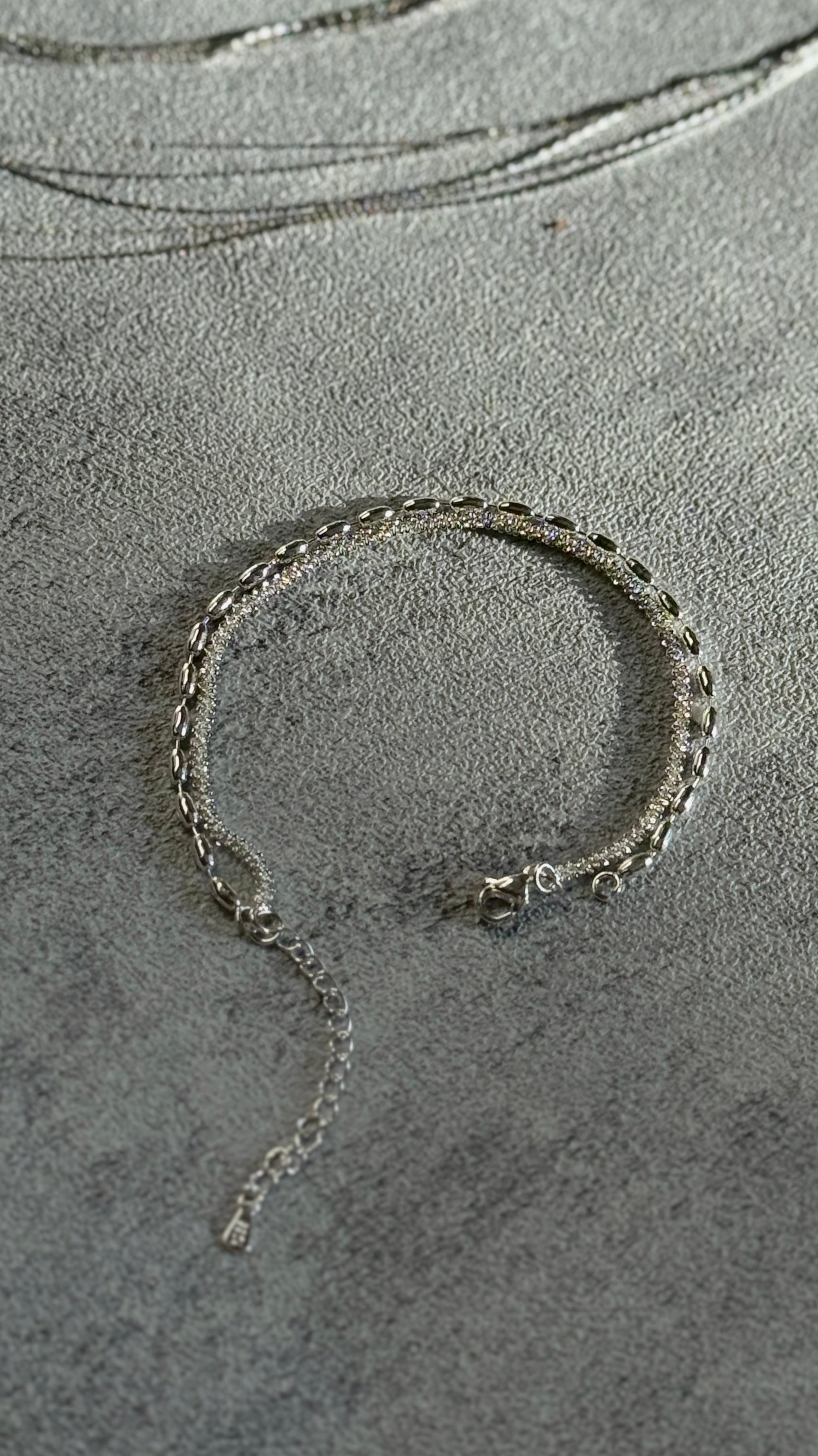 Quiet Shine · S925 Double Chain Bracelet