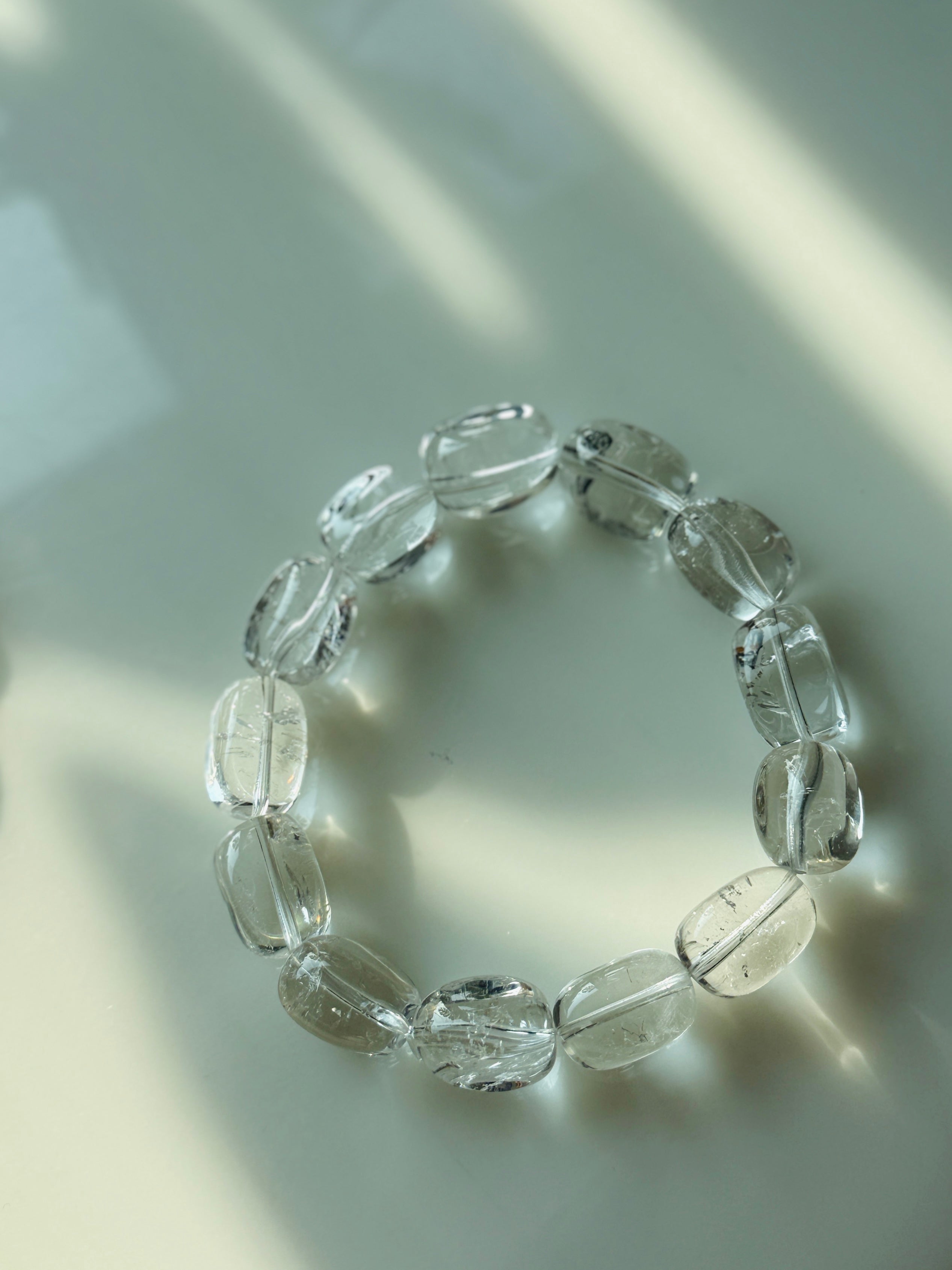 Monologue · Natural Clear Quartz Bracelet
