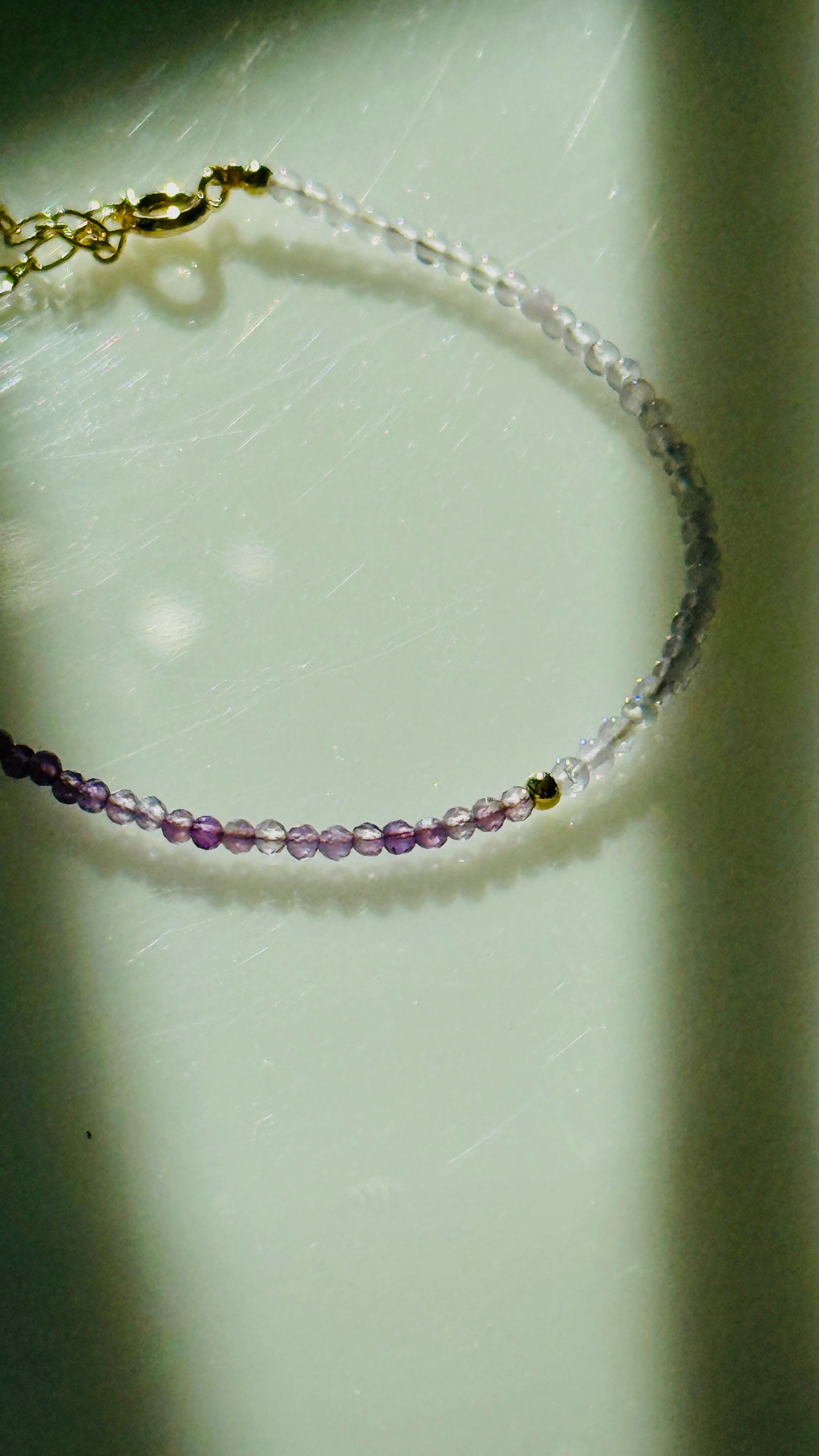 Violet Quiet ·  Nature Amethyst Bracelet