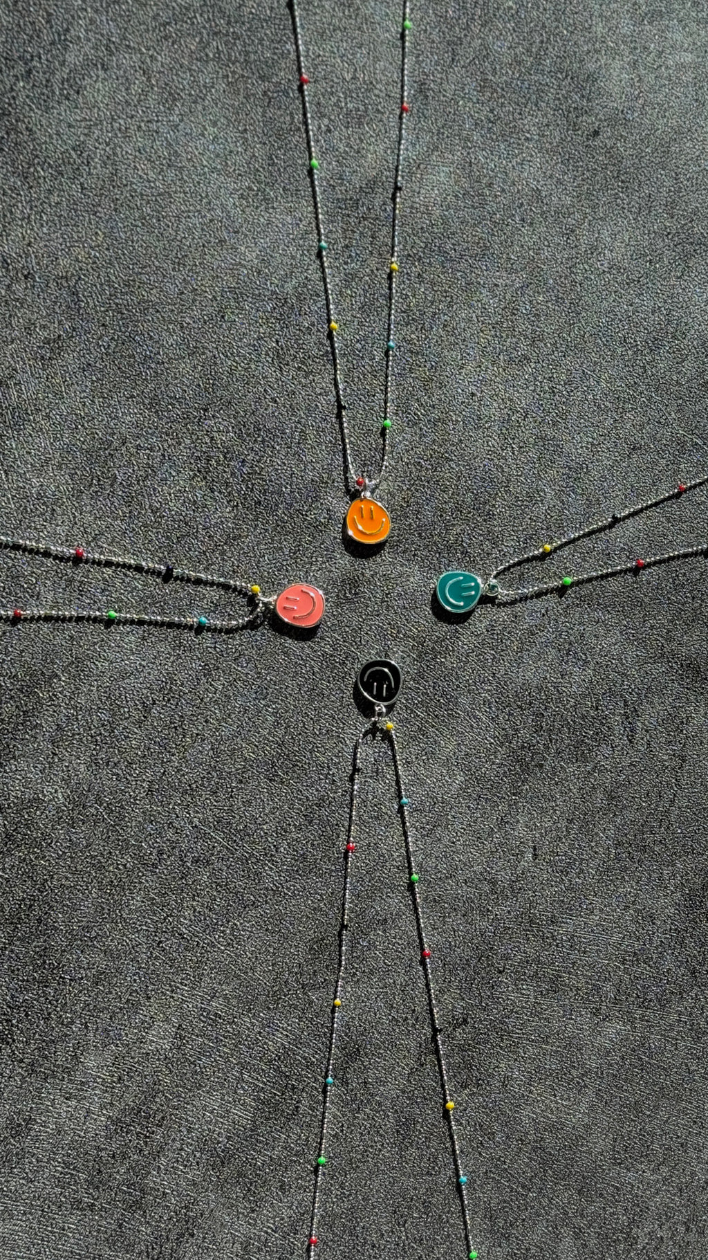 Good Vibes · Smiley-face necklace
