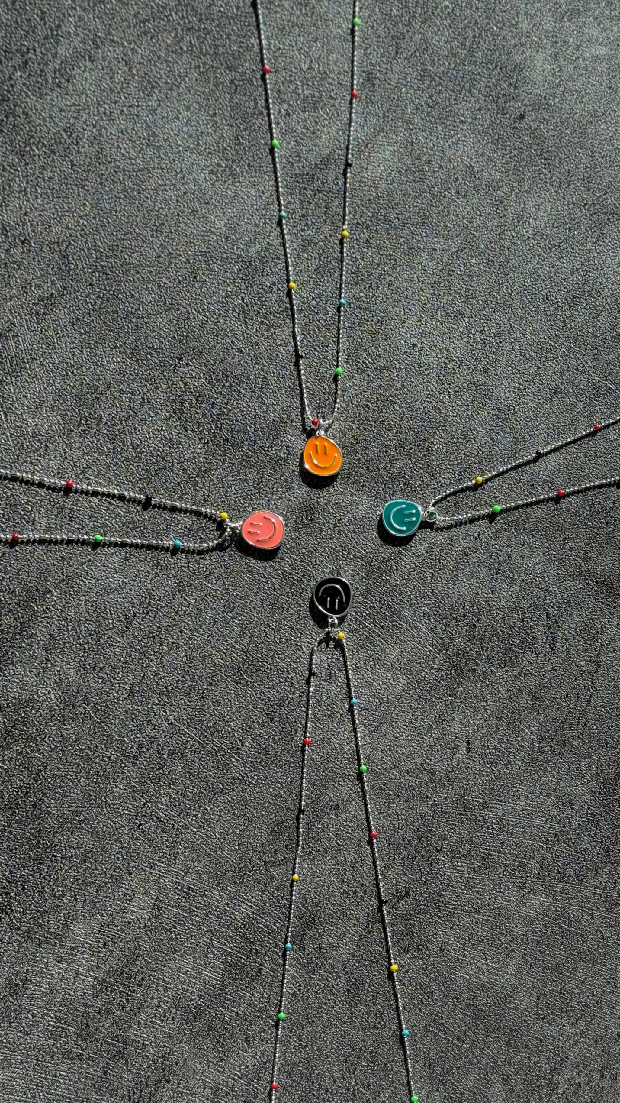 Good Vibes · Smiley-face necklace