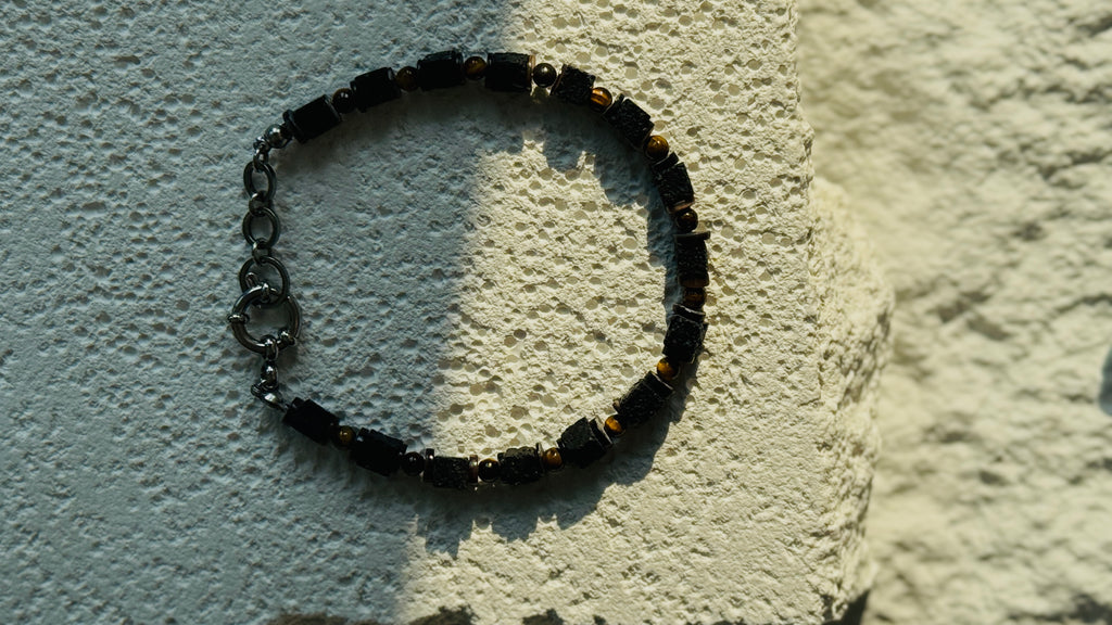 Deep Resonance · Volcanic Stone Bracelet